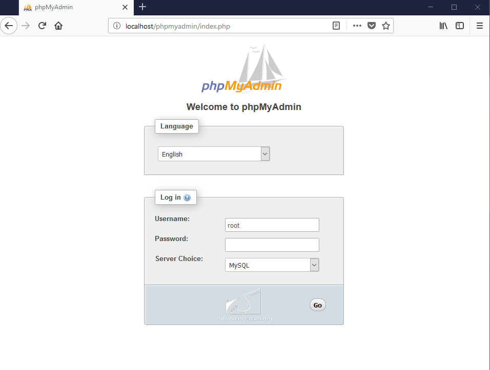 localhost phpmyadmin آموزش نصب وردپرس